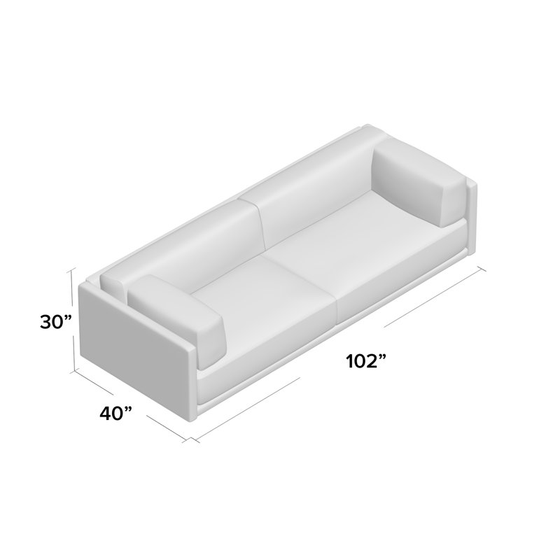 Blu Dot Sunday 82" Sofa & Reviews Perigold